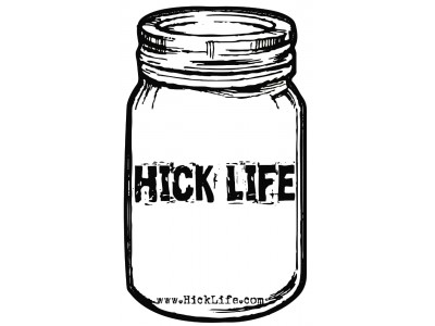 Mason Jar Hick Life Decal/Sticker